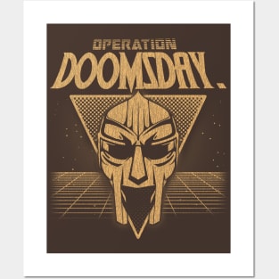 Retrowave Doom Brown Posters and Art